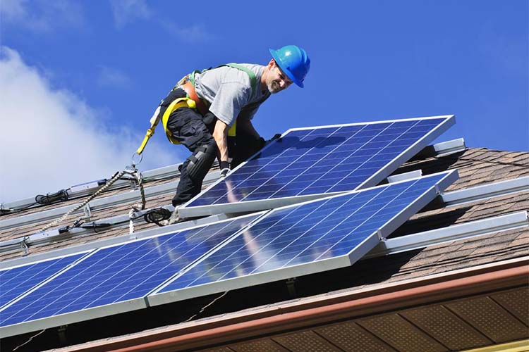 Pose de panneaux photovoltaïques Tréveray
