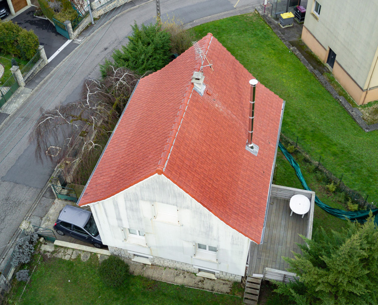 Démoussage toiture Tréveray
